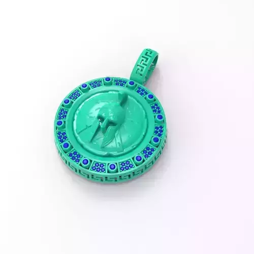 Spartan pendant 3D print model