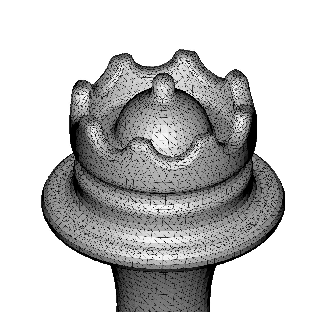 Chess Queen 3D print model_6