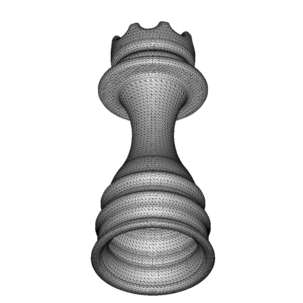 Chess Queen 3D print model_5