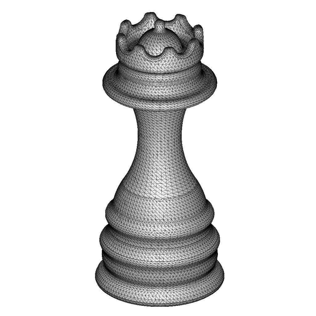 Chess Queen 3D print model_4