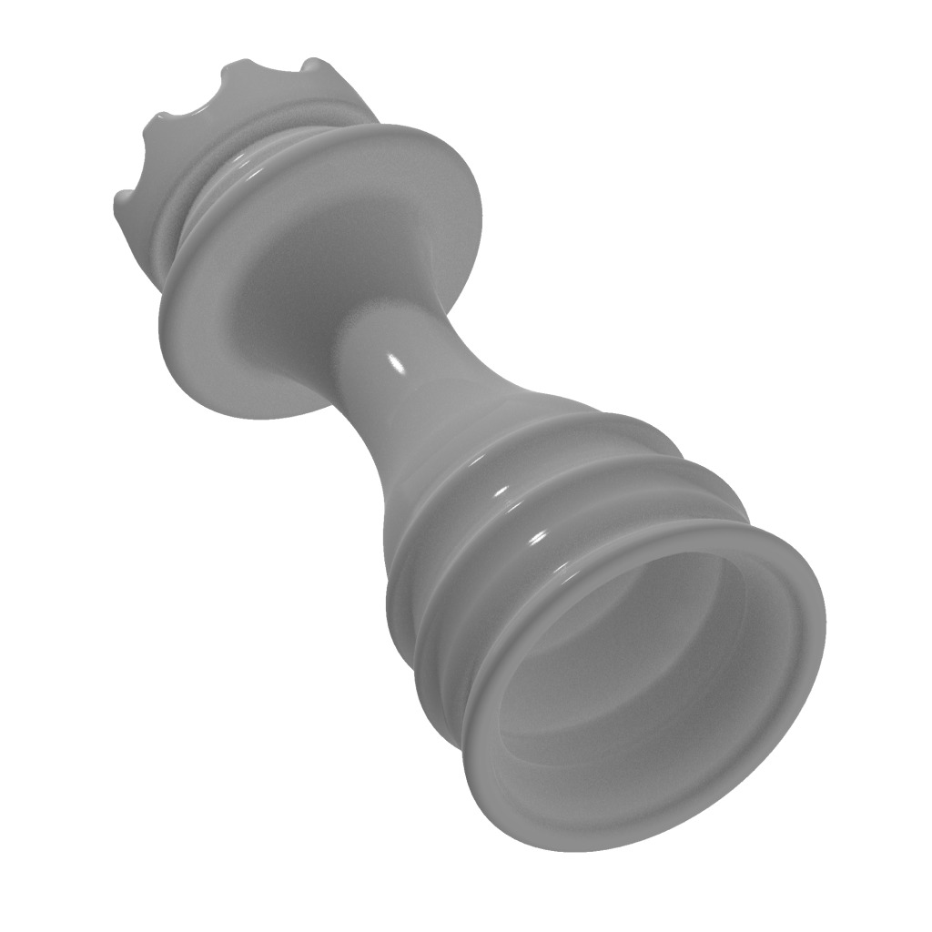 Chess Queen 3D print model_2