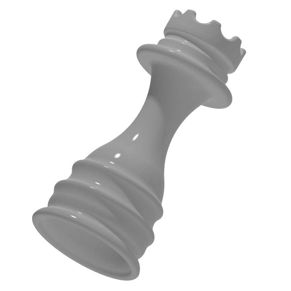 Chess Queen 3D print model_3