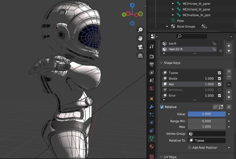 3D Chibi Astronaut - Customizable rigged Model Male or Female Low-poly 3D model_5