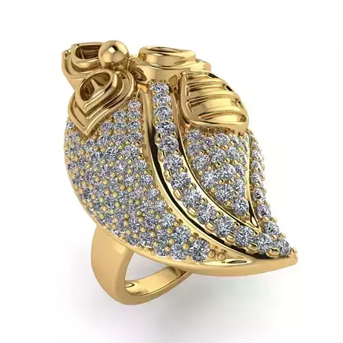 light weight gold diamond rings-C111116SKCH2026058-wt-10-15