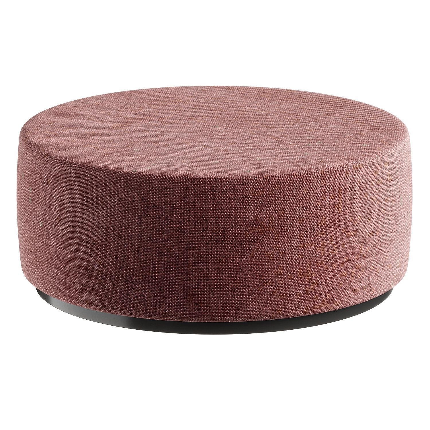 pouf round 8 3D model_2