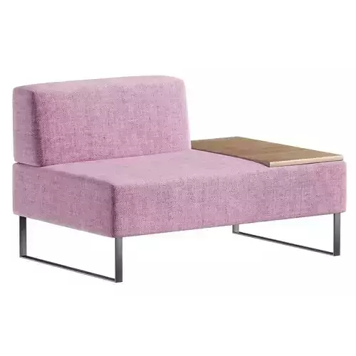 pink sofa