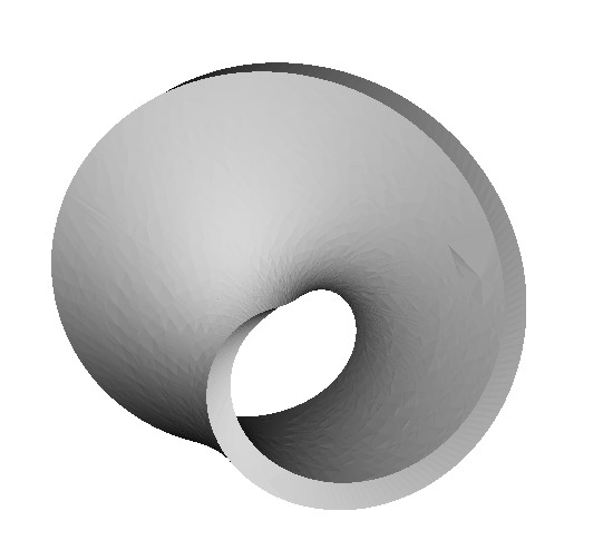 Mobius indoor sculpture 3D print model_2