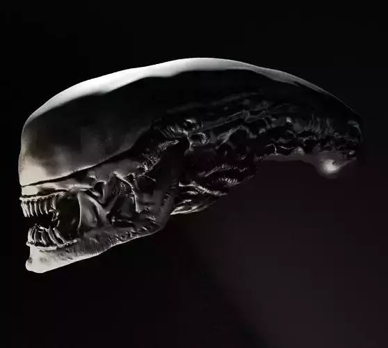 Xenomorph 3D Head Trophy 3D print model