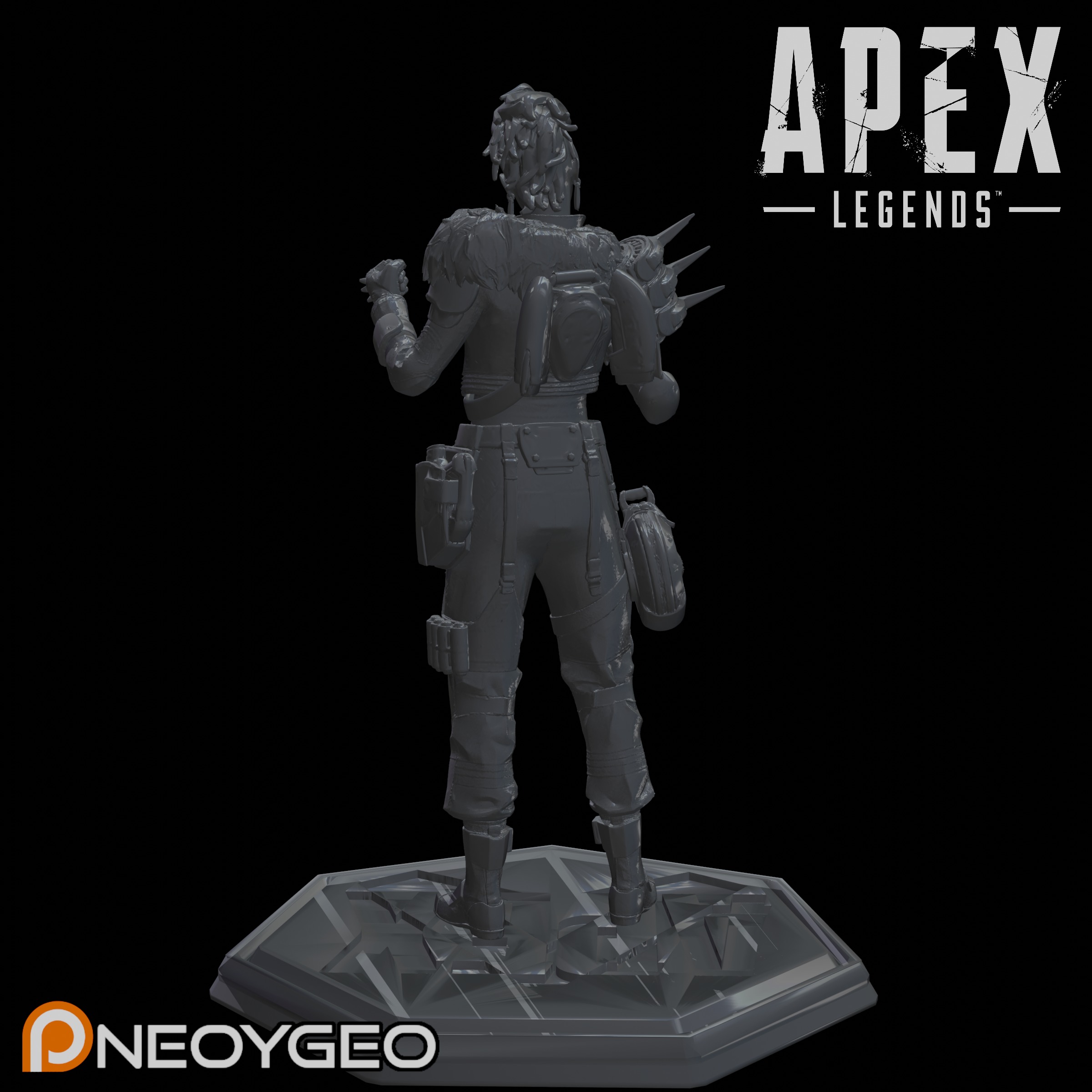 MAD MAGGIE REBEL WARLORD - APEX LEGENDS 3D print model_1