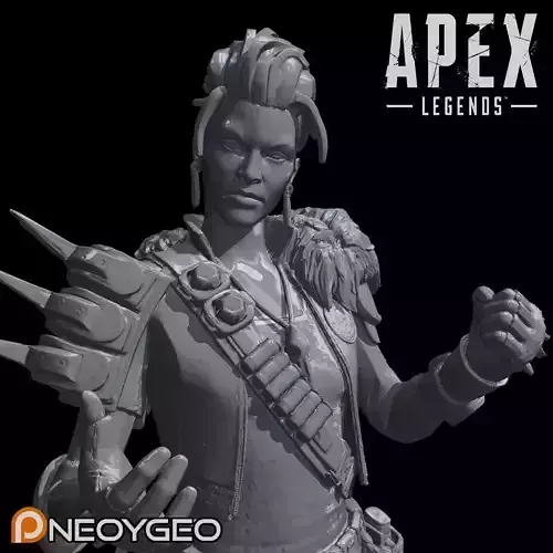 MAD MAGGIE REBEL WARLORD - APEX LEGENDS 3D print model