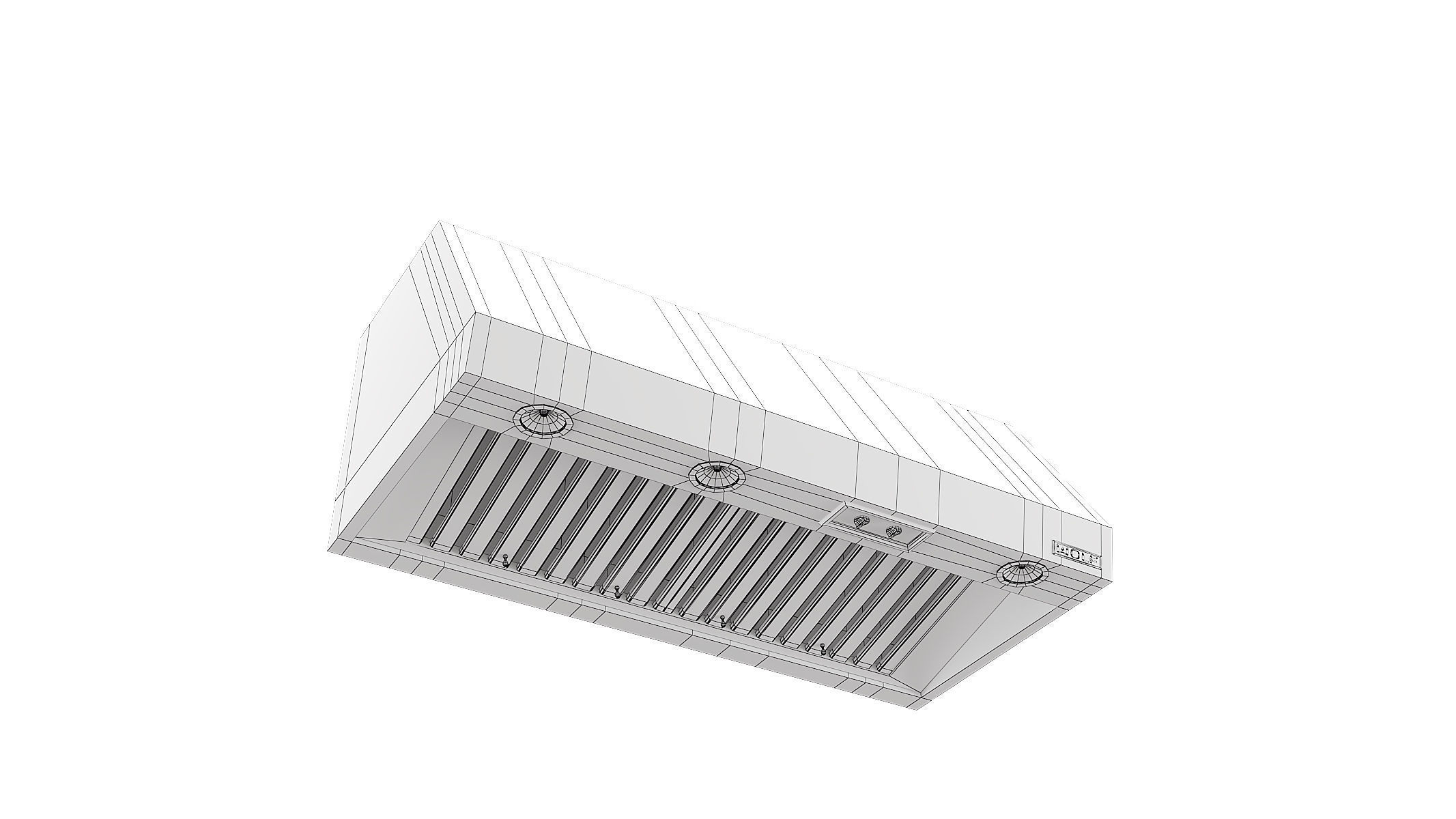 Wolf Wall Mount Canopy Range Hood PW482418 3D model_2