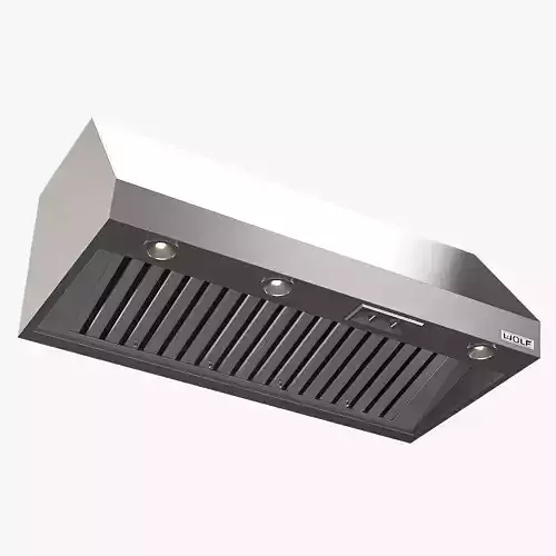 Wolf Wall Mount Canopy Range Hood PW482418 3D model