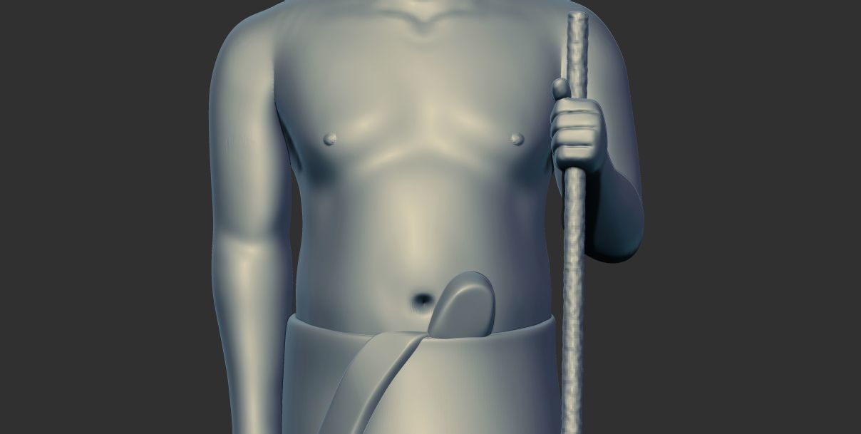 Statue of Kaaper 3d printable model 3D print model_7