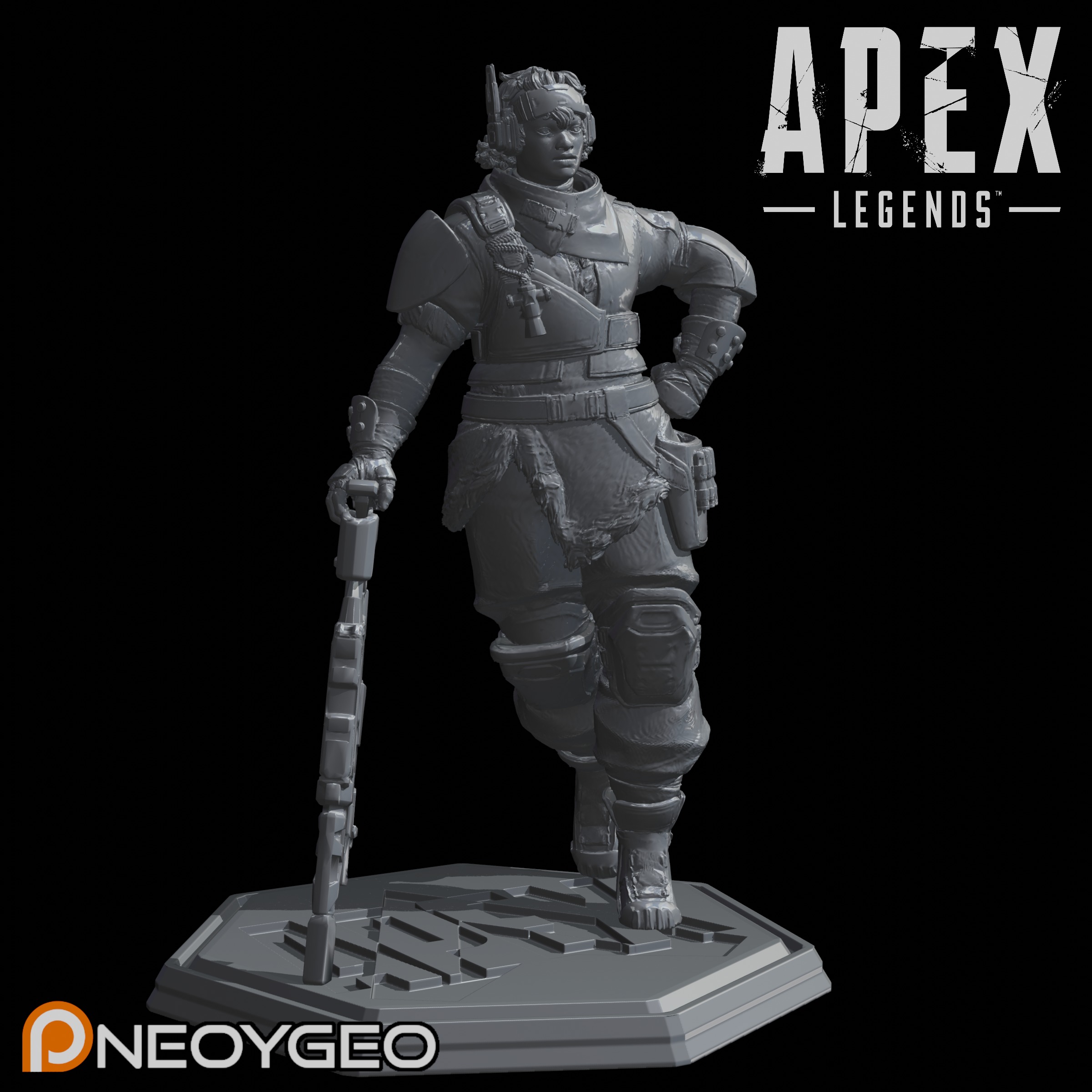 VANTAGE SURVIVALIST SNIPER - APEX LEGENDS 3D print model_3