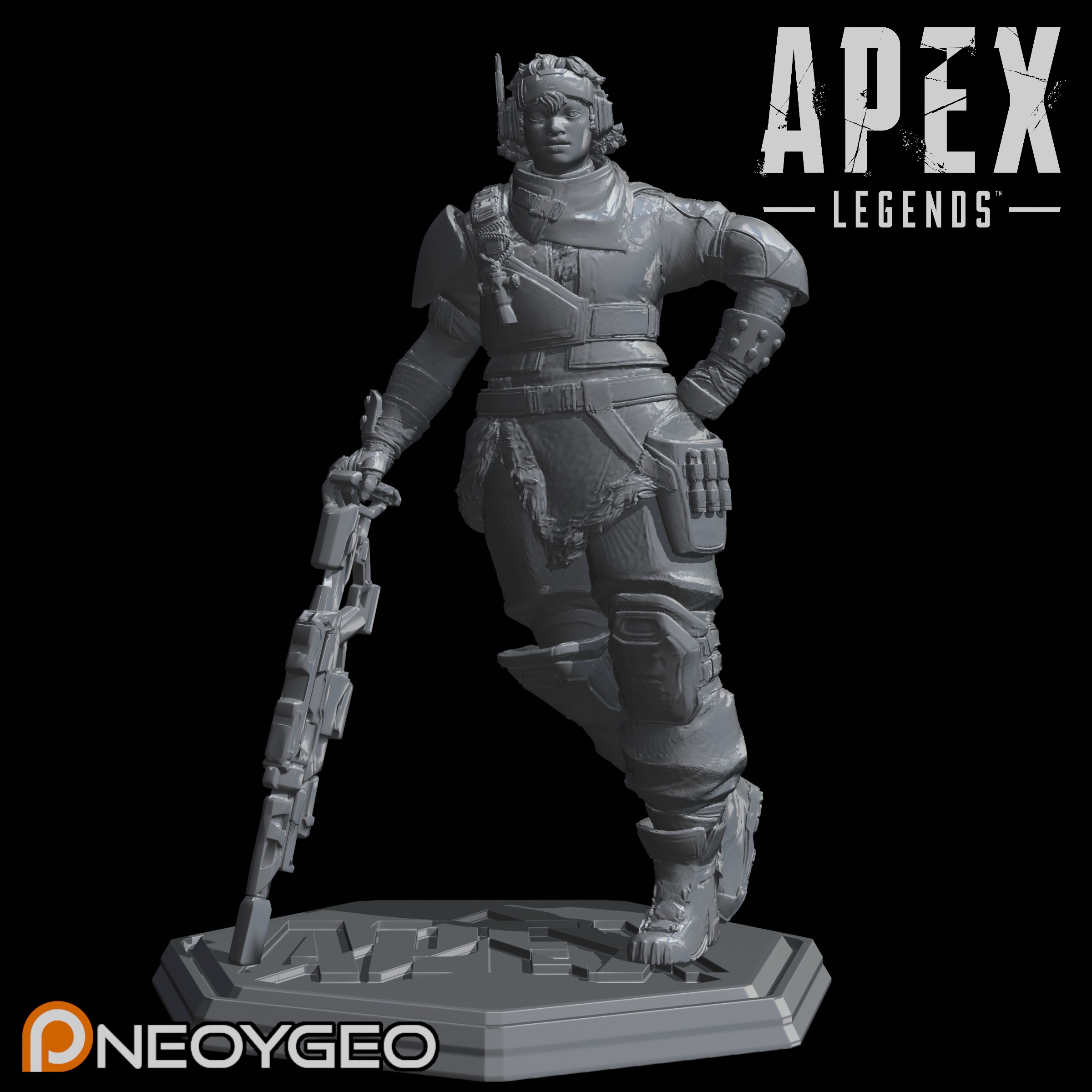 VANTAGE SURVIVALIST SNIPER - APEX LEGENDS 3D print model_1