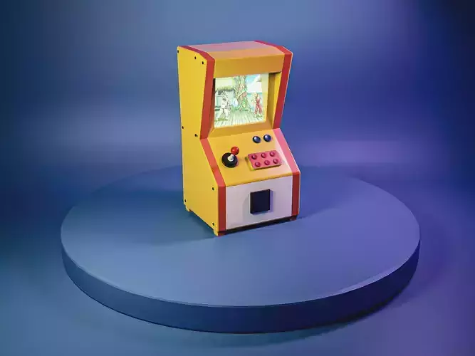Mini Retro Arcade 3D model