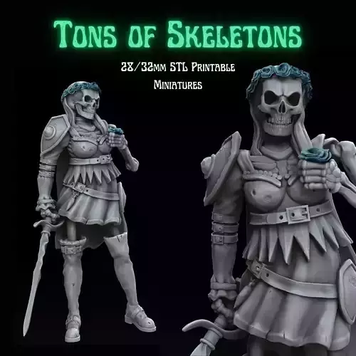 TONS OF SKELETONS - DAMSEL OF DEATH