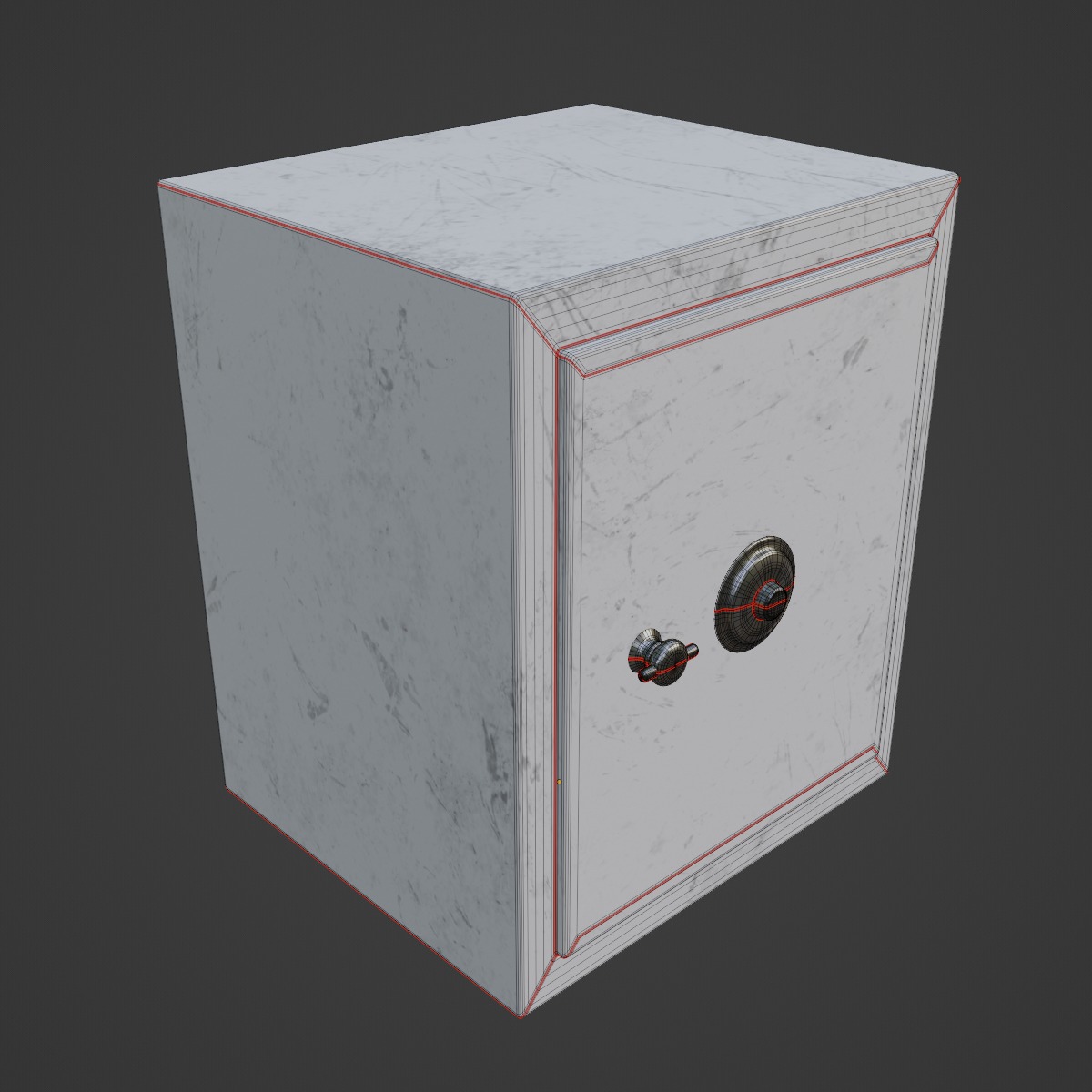 Steel Safe 03 3D model_7