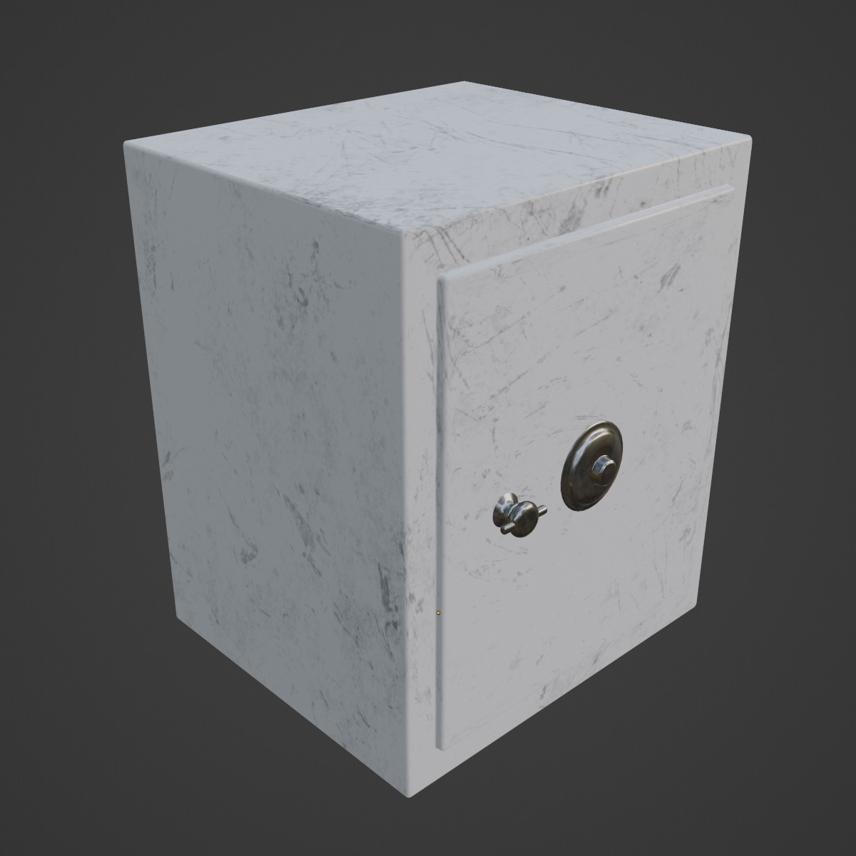 Steel Safe 03 3D model_6