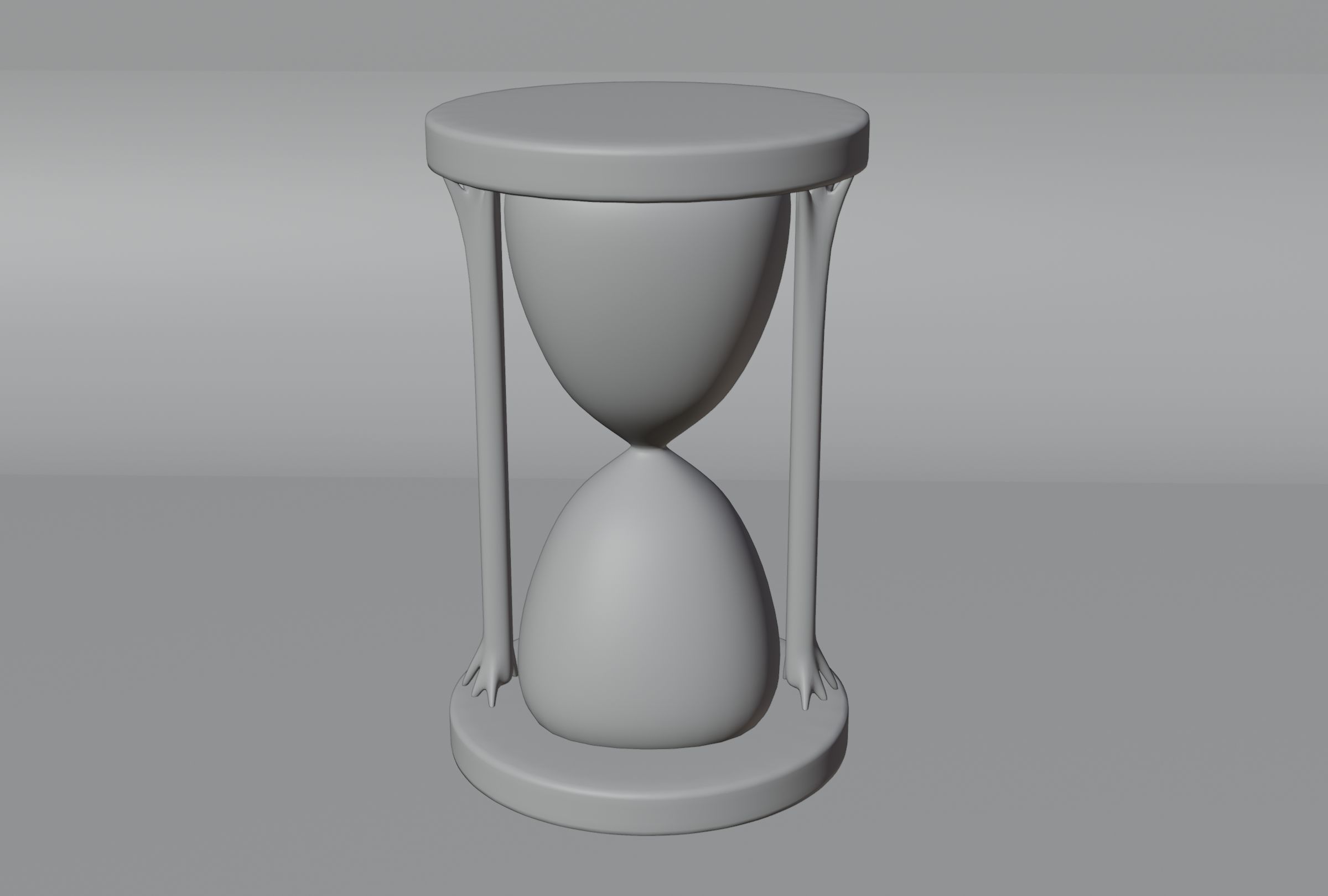 Classic Sand Hourglass 3D model_1