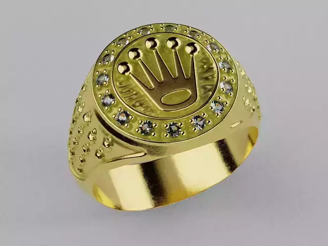 Ring Watch diamonds - Anillo Reloj Circular