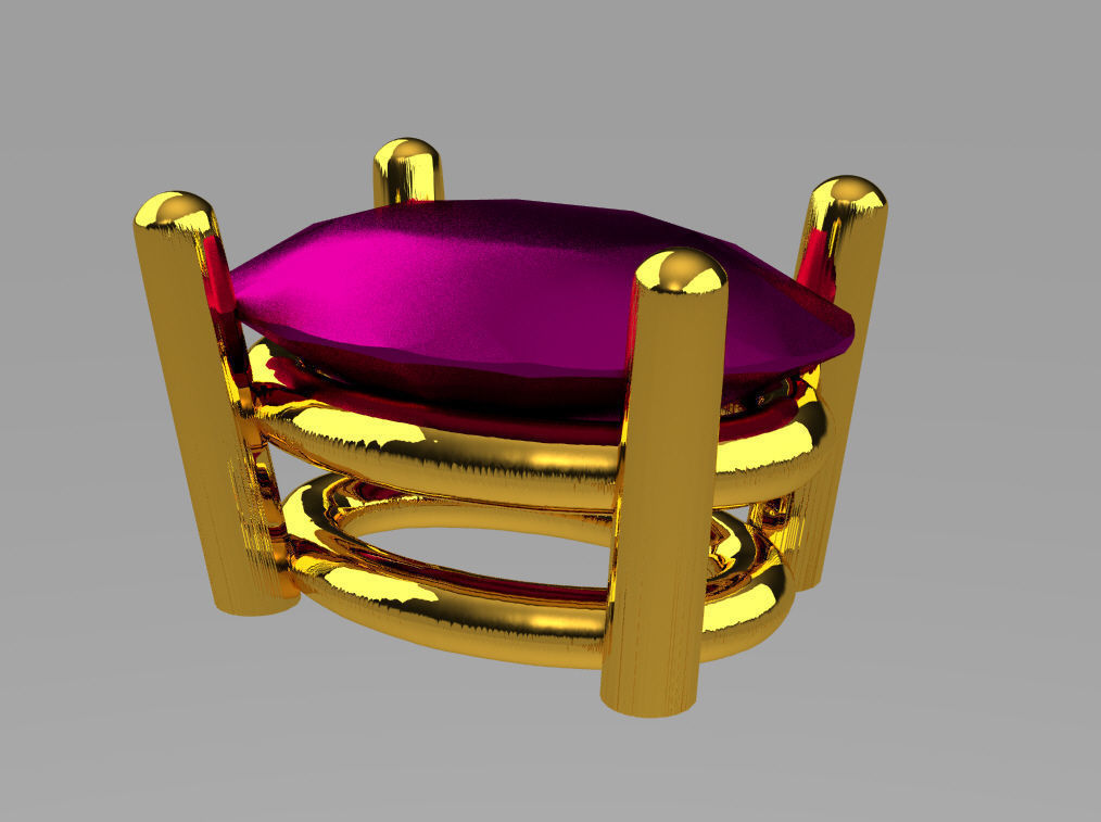 OVAL 6X4 mm Free 3D print model_1