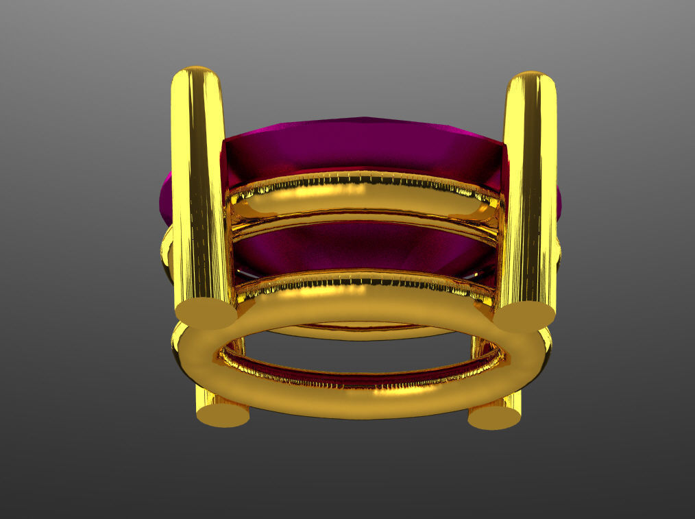 OVAL 6X4 mm Free 3D print model_3