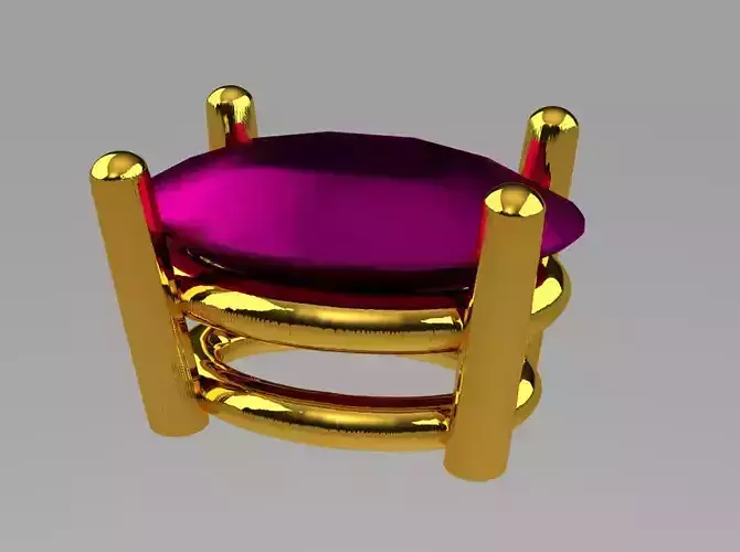 OVAL 6X4 mm Free 3D print model