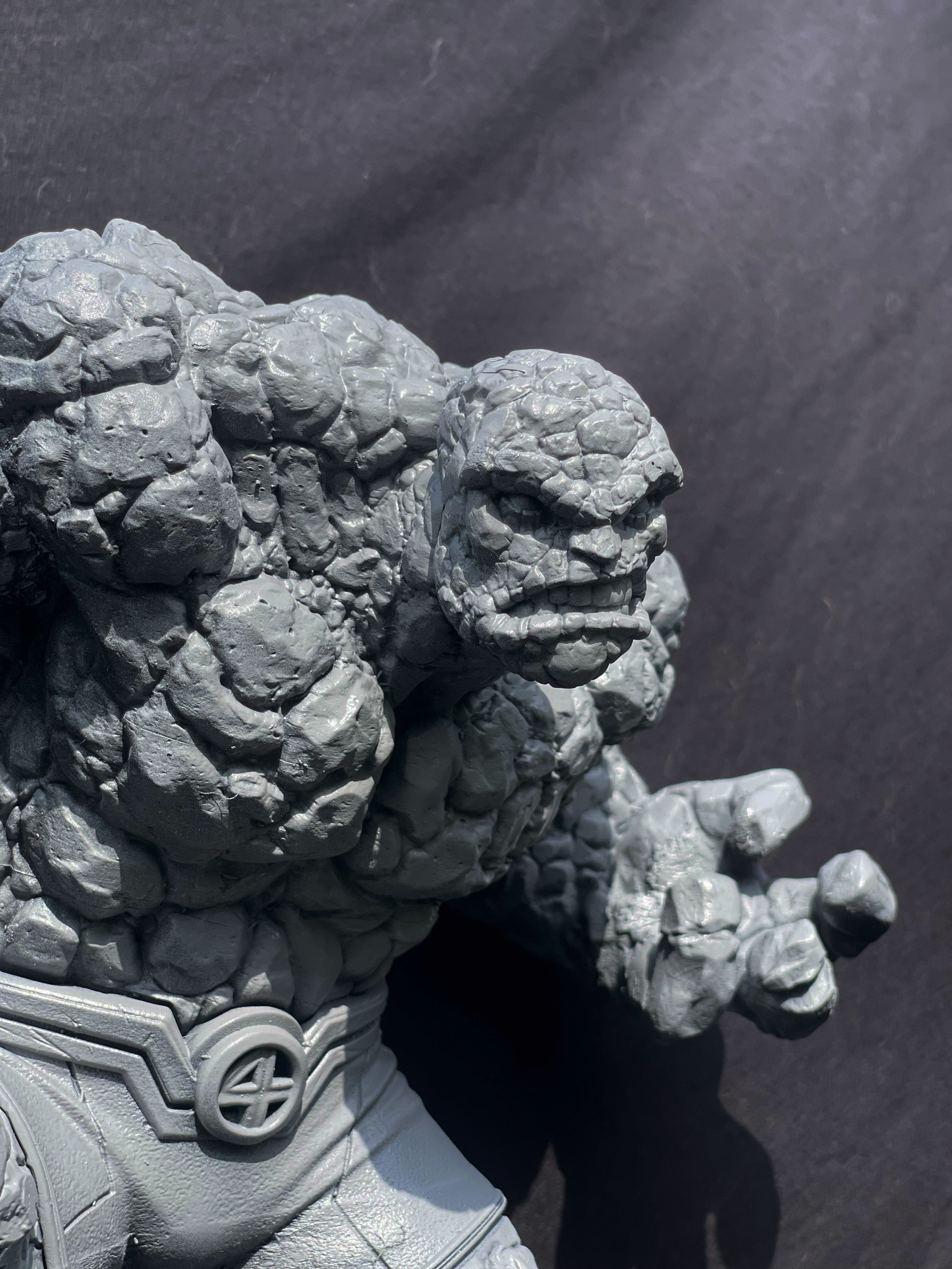 The thing - fantastic four statue 3D print model_10
