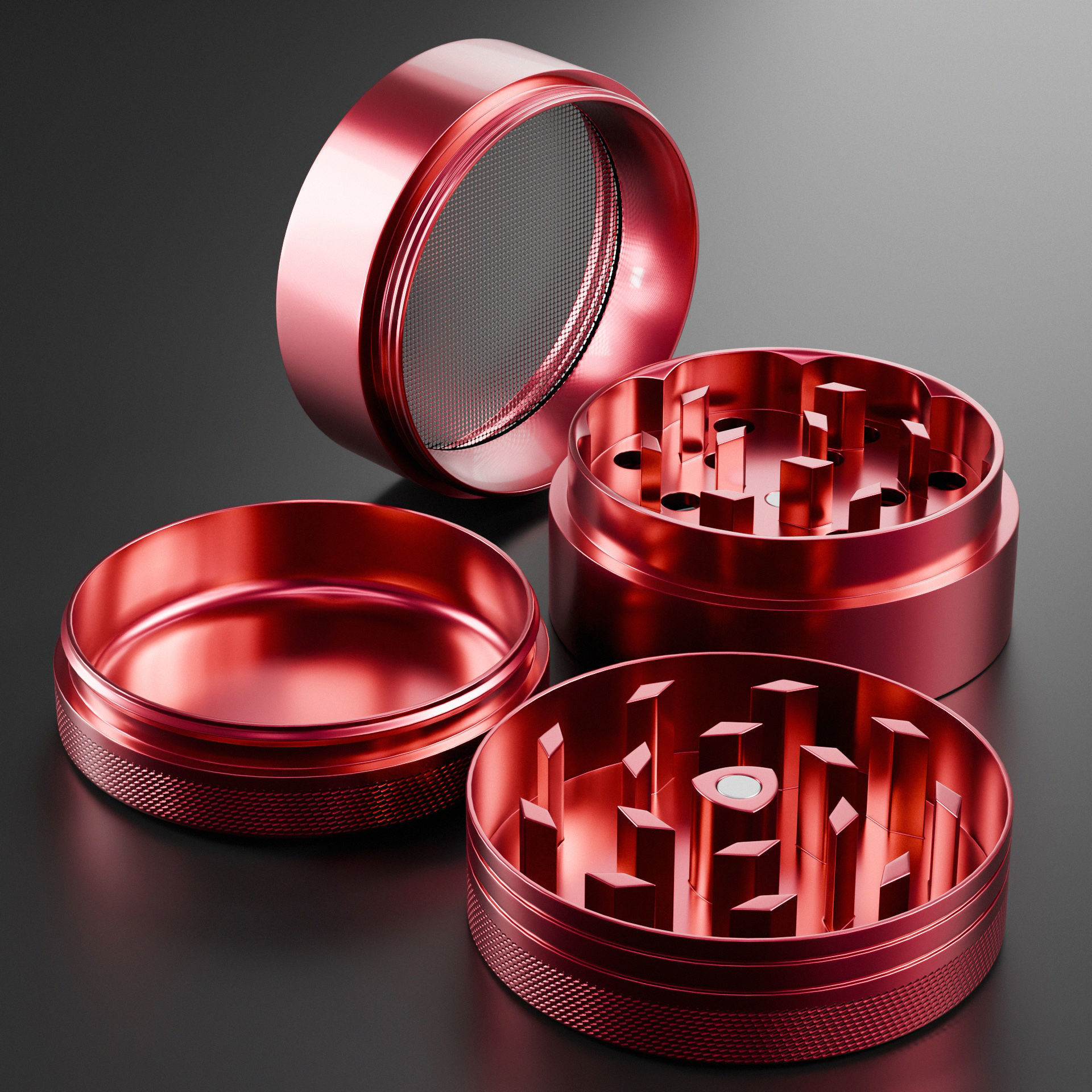 Herb Grinder 3D model_4