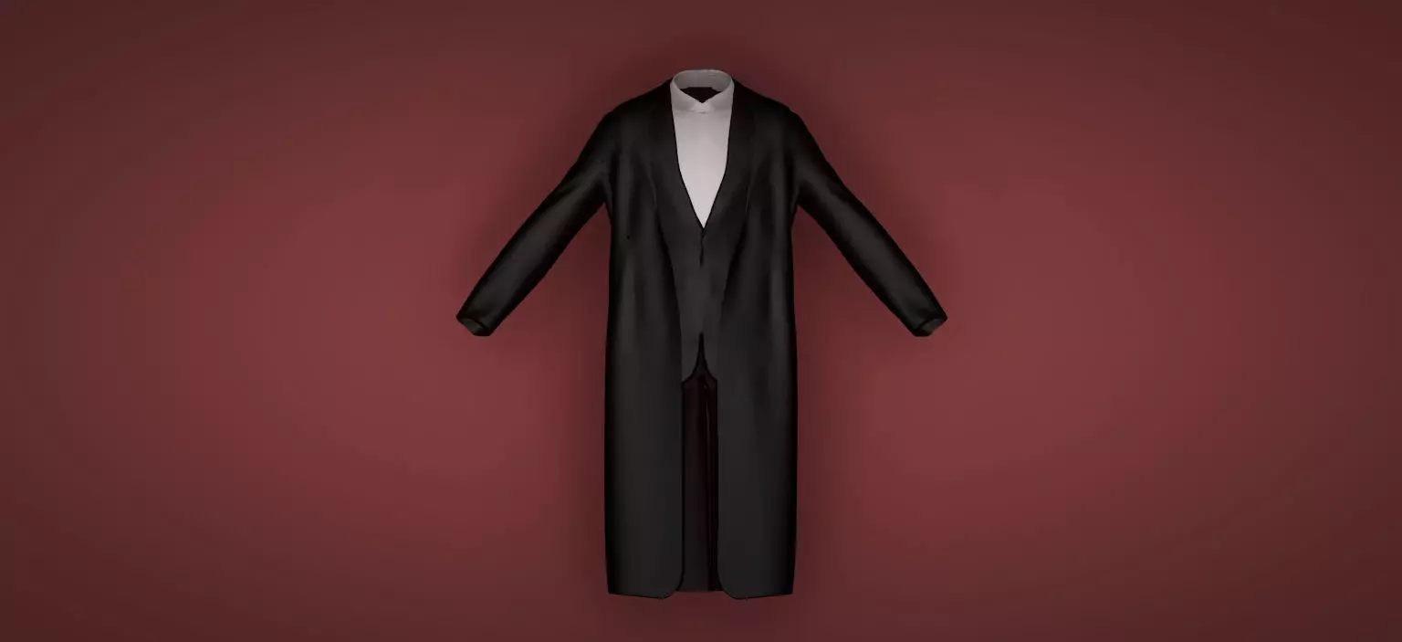 Black Coat 3D model