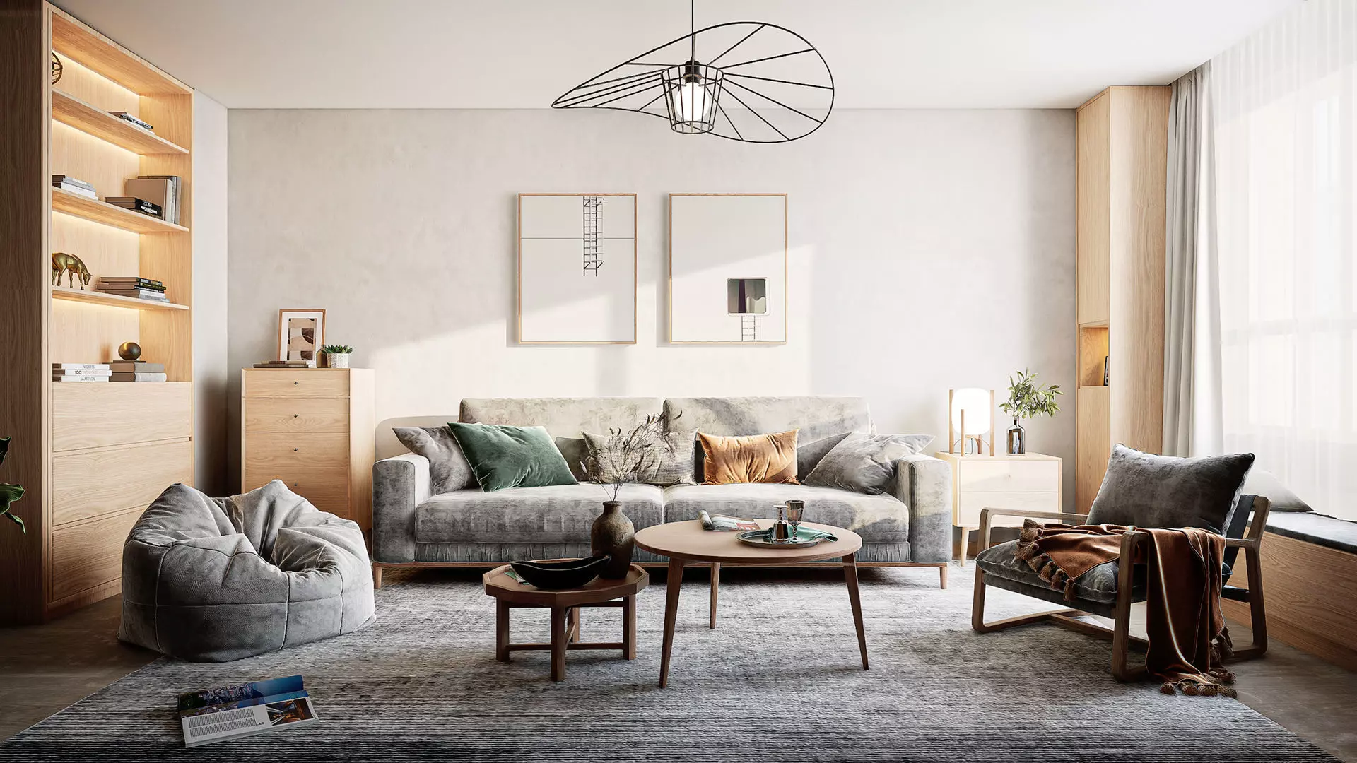 Unreal Engine for Archviz vol 1 - Wabi Living Low-poly 3D model_0