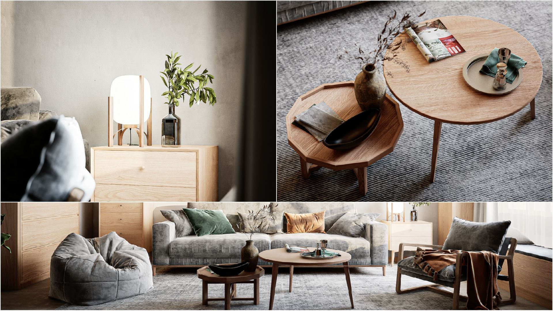 Unreal Engine for Archviz vol 1 - Wabi Living Low-poly 3D model_17