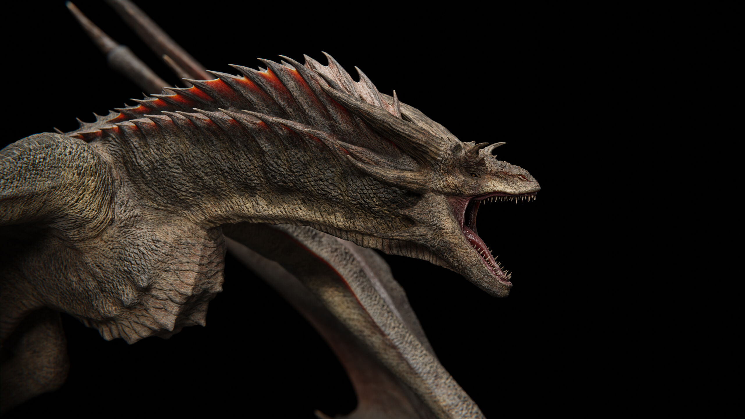 Dragon  Low-poly 3D model_32