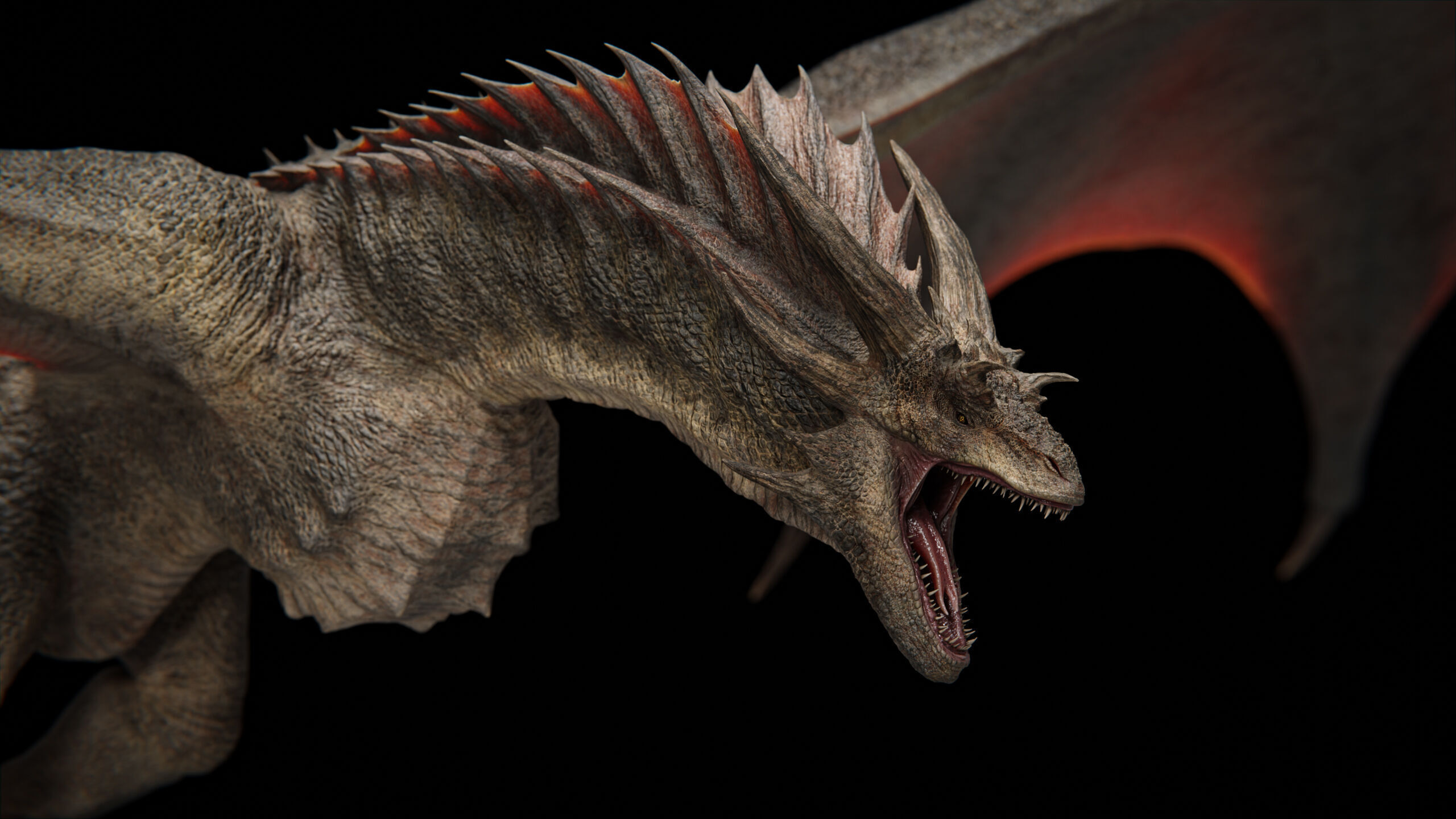 Dragon  Low-poly 3D model_10