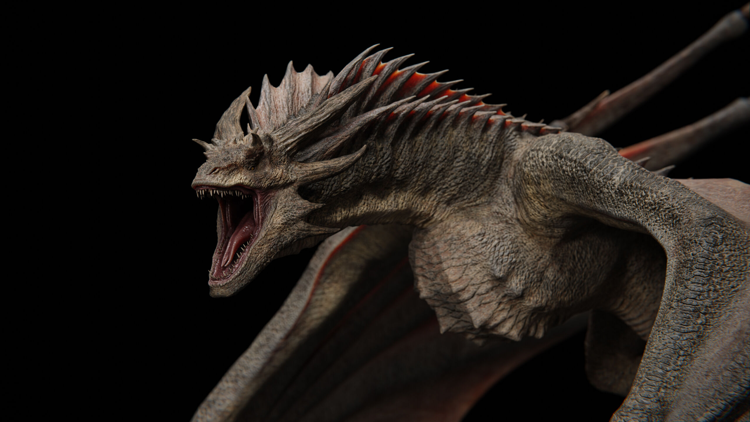 Dragon  Low-poly 3D model_21