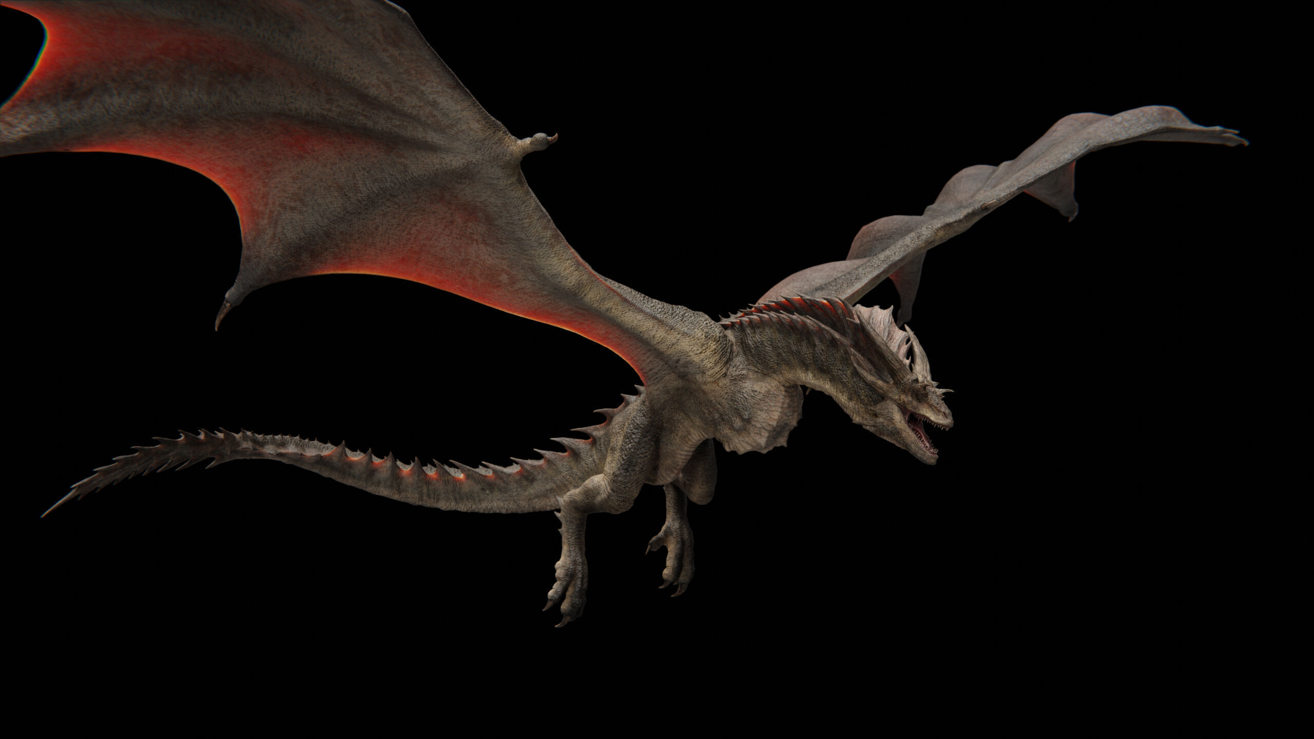Dragon  Low-poly 3D model_7