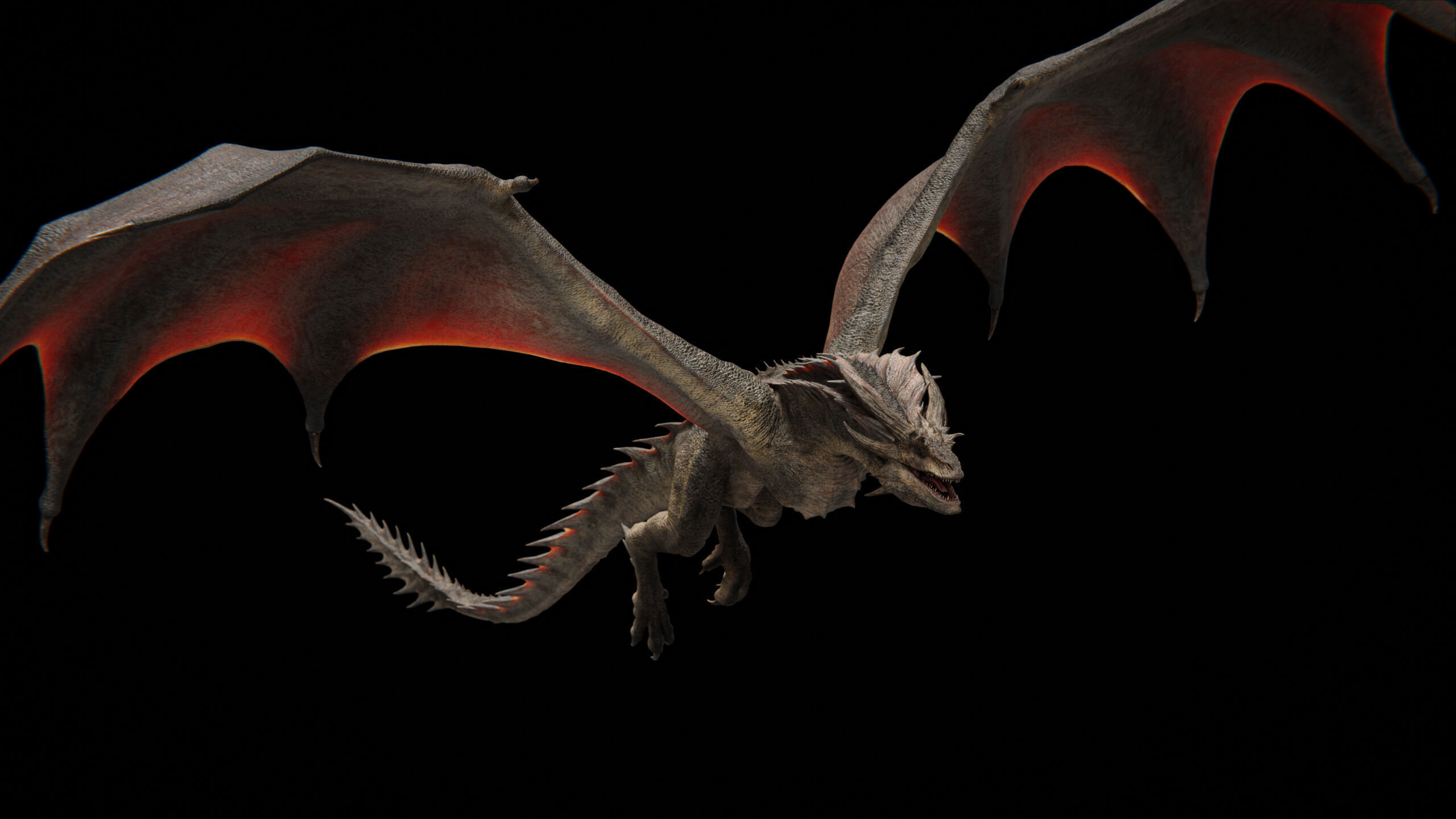 Dragon  Low-poly 3D model_42