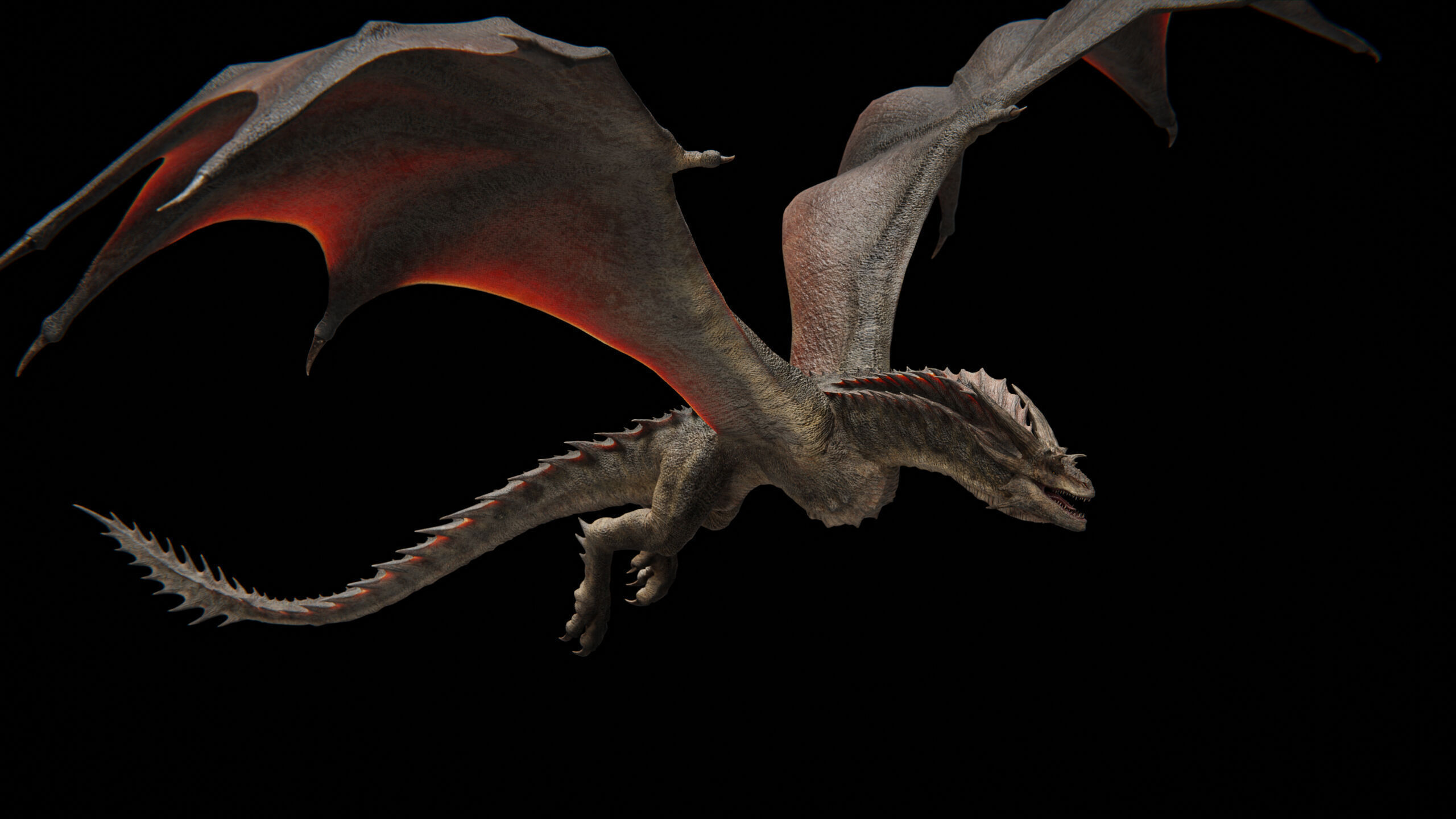 Dragon  Low-poly 3D model_13