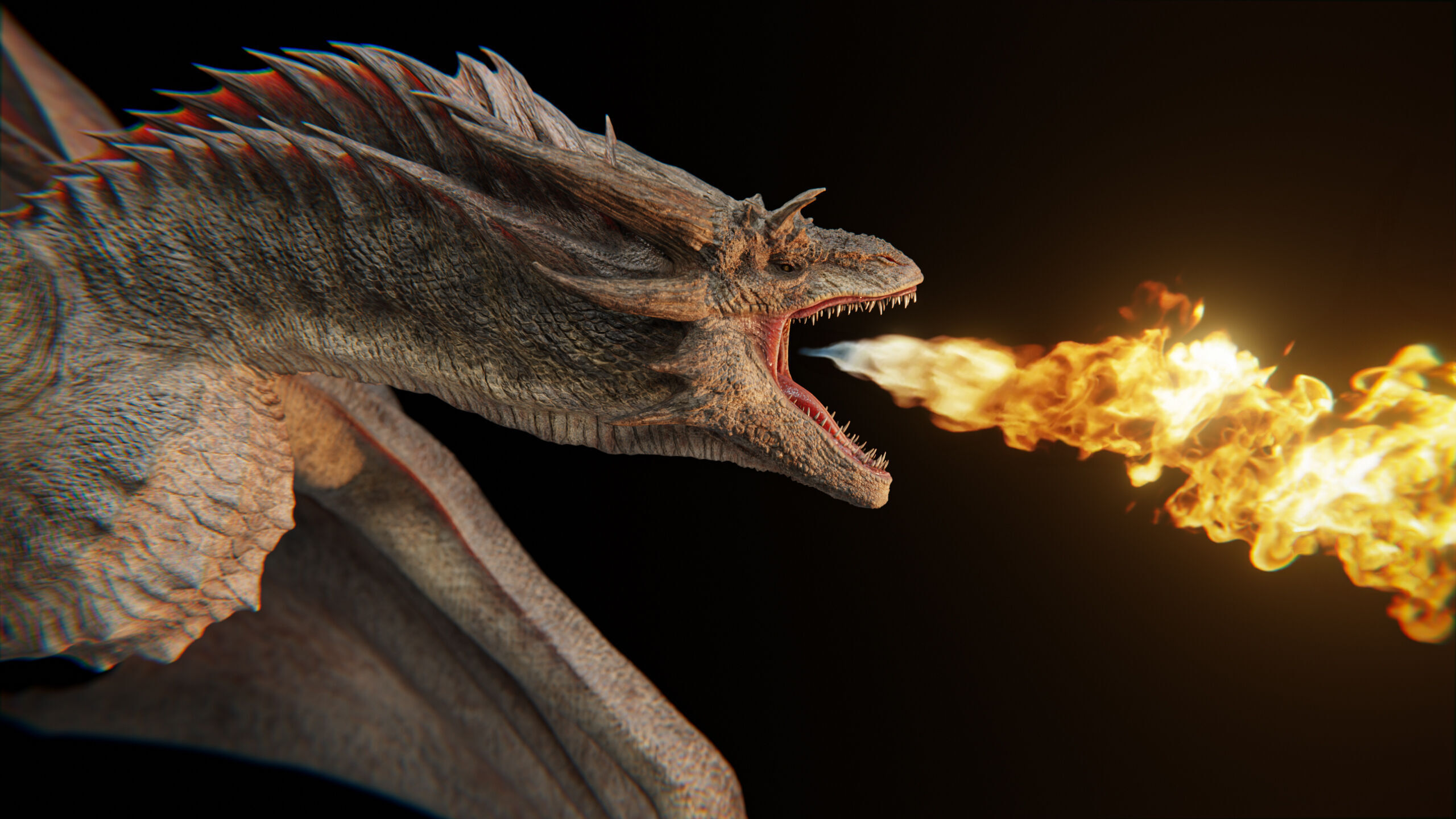 Dragon  Low-poly 3D model_48