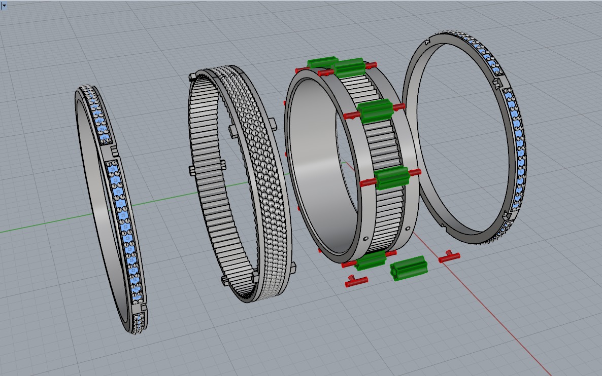 M2 RINGS N1 3D print model_7