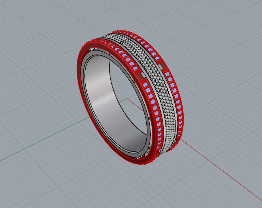 M2 RINGS N1 3D print model_9