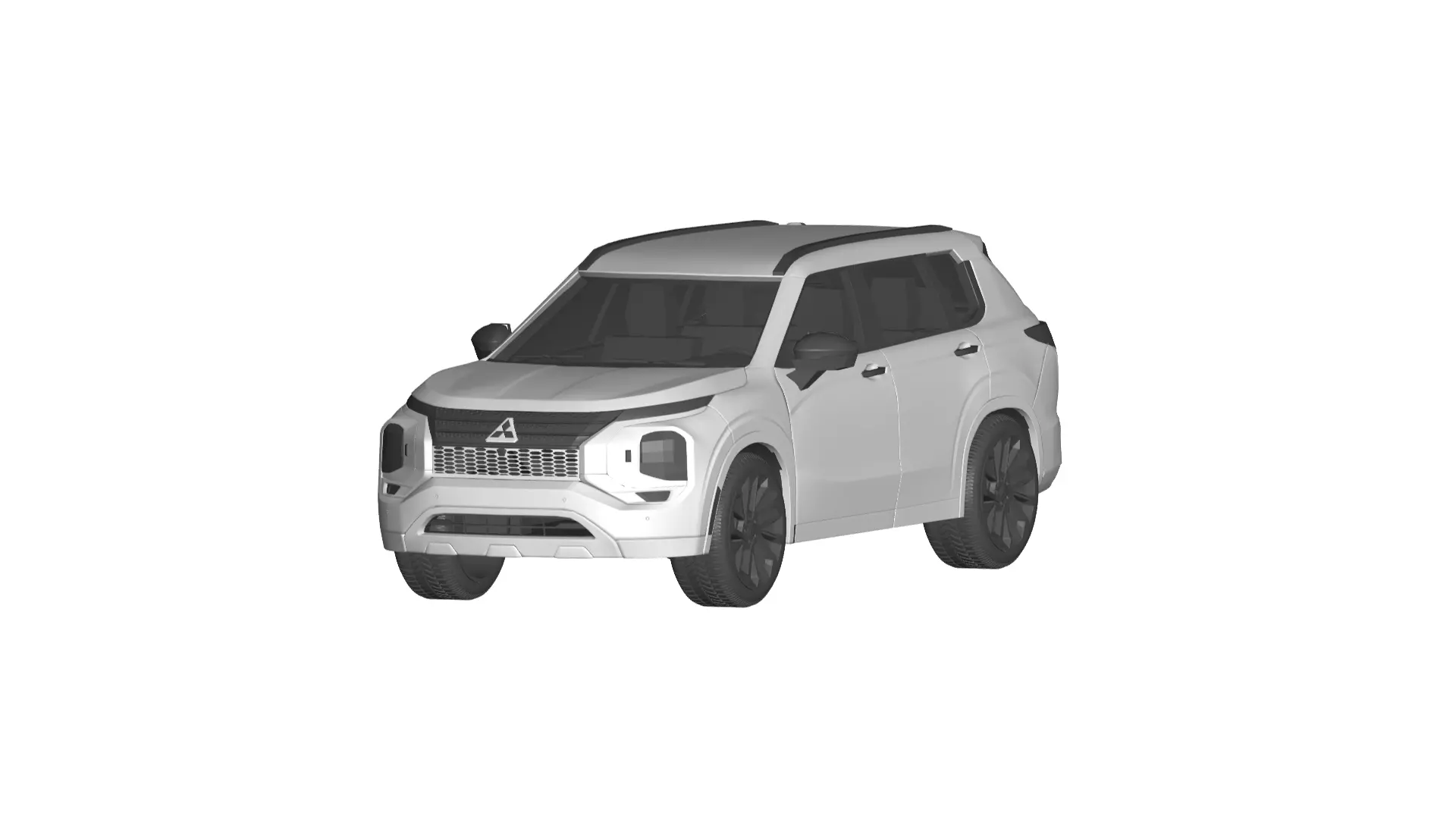 Mitsubishi Outlander  3D model_0