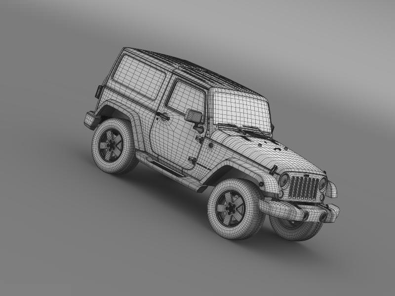 Jeep Wrangler 2011 3D model_19