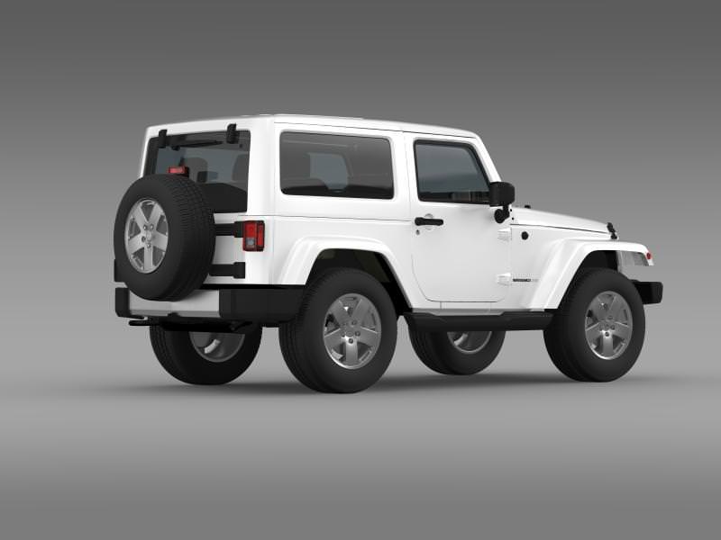 Jeep Wrangler 2011 3D model_10