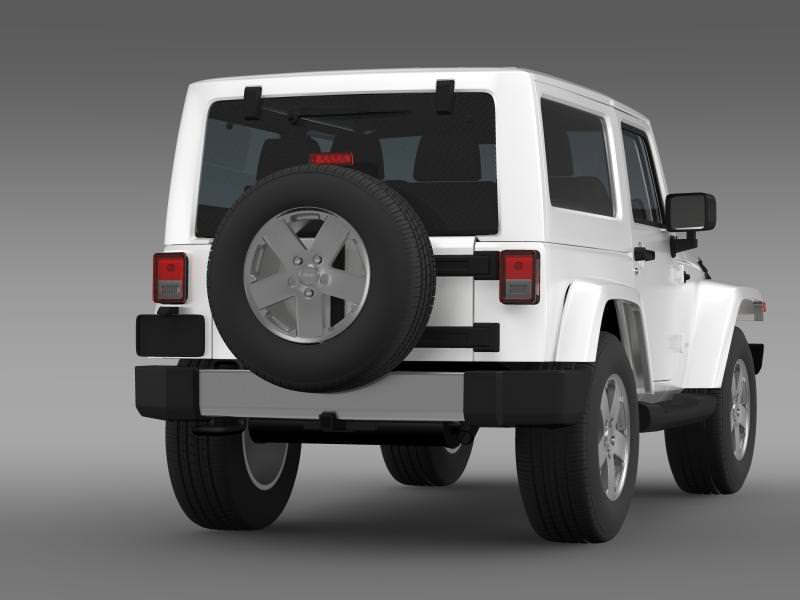 Jeep Wrangler 2011 3D model_8