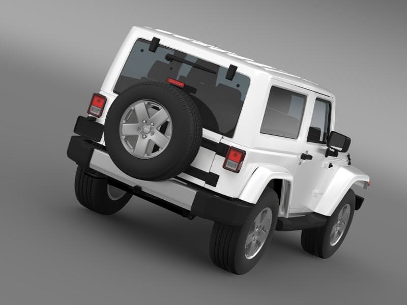 Jeep Wrangler 2011 3D model_1