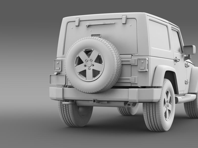 Jeep Wrangler 2011 3D model_16
