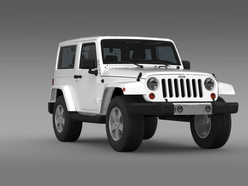 Jeep Wrangler 2011 3D model_12