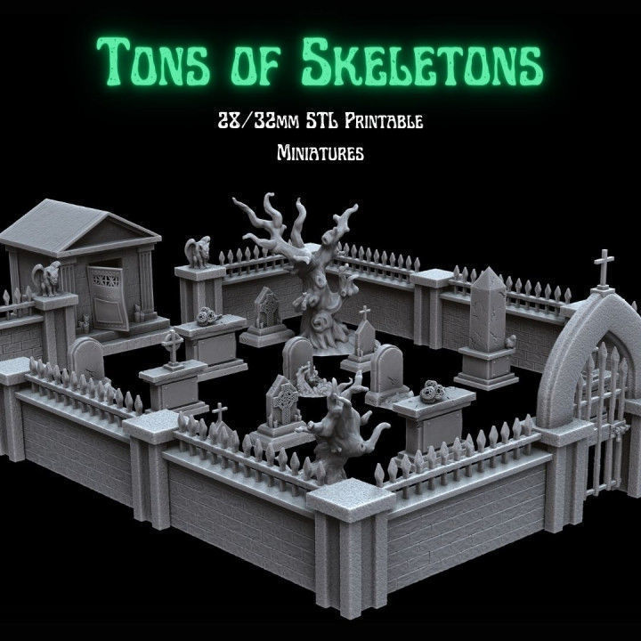 TONS OF SKELETONS - ALL IN PACK 3D print model_1